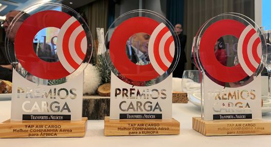  TAP Air Cargo trophies received at Prémios de Carga event of the Transportes e Negócios magazine
