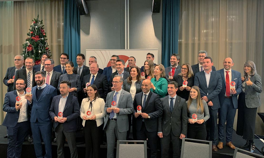 Prémios de Carga 2019 event winners of Transportes e Negócios Magazine