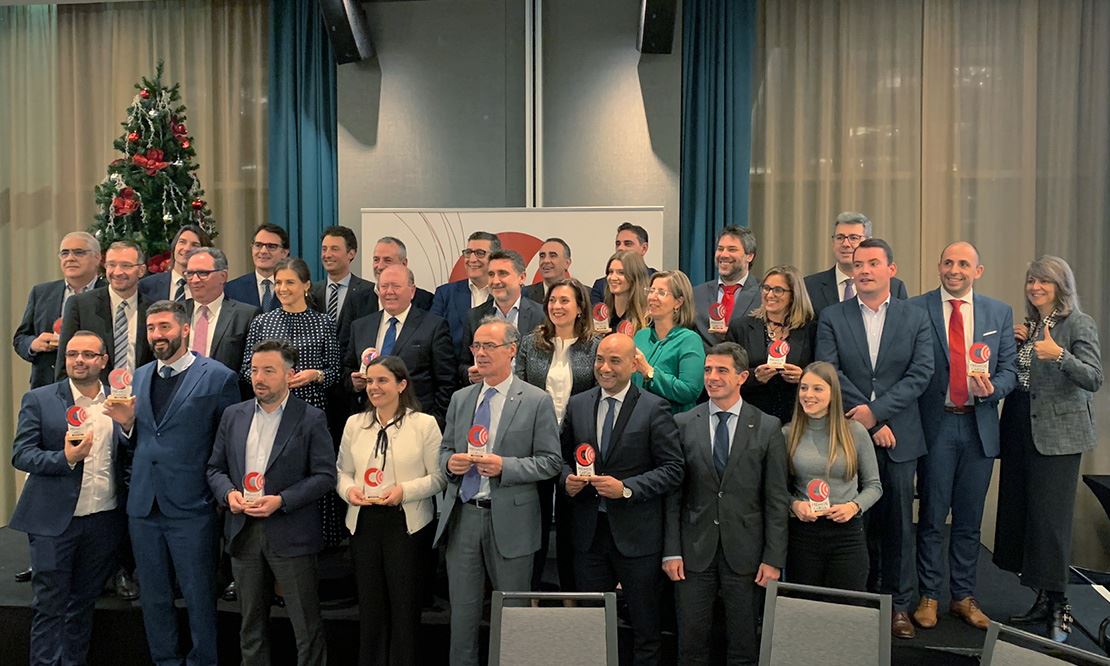 Vencedores do evento "Prémios Carga 2019" da revista Transportes e Negócios